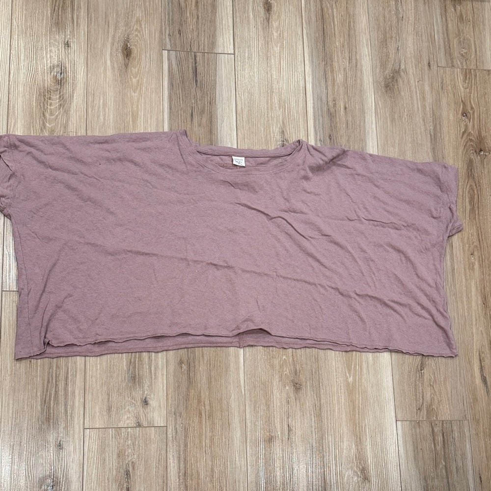 Casual Mauve Crop Top for Women